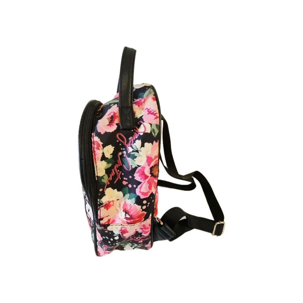 Juicy Couture Floral Mini Backpack | Black & Pink - Picture 7 of 10